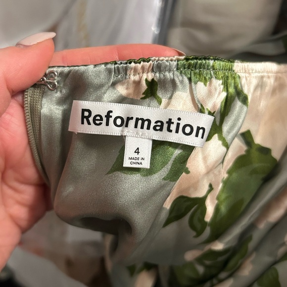 Reformation Veria Silk Dress - Picture 6 of 6